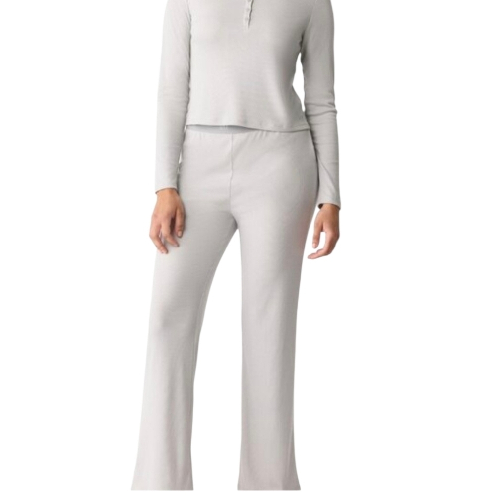 GAP GapBody Women's  Rib Pajama  Bottom ONLY In: Quiet Grey. SZ: SMALL
